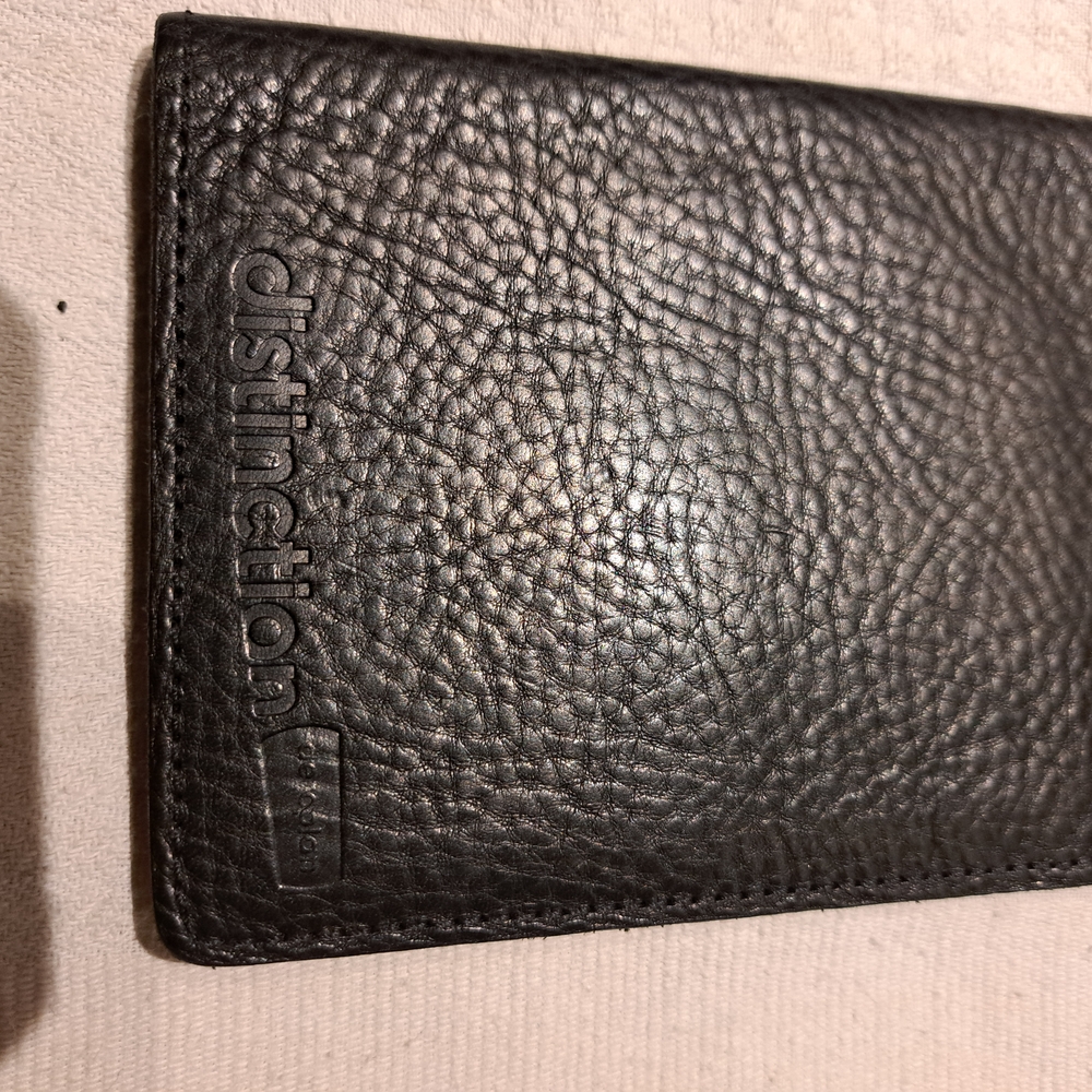 Black Leather Card Holder